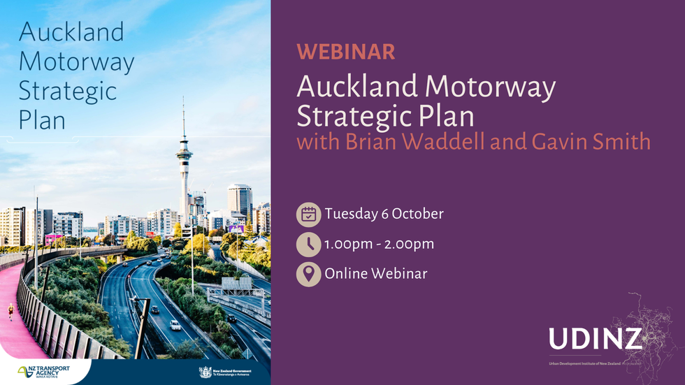 UDINZ Webinar: Auckland Motorway Strategic Plan hero image